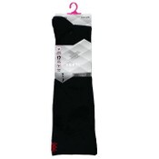 Wholesale - 2pk S/M LADIES BLACK COMPRESSION SOCKS C/P 60, UPC: 194587069526